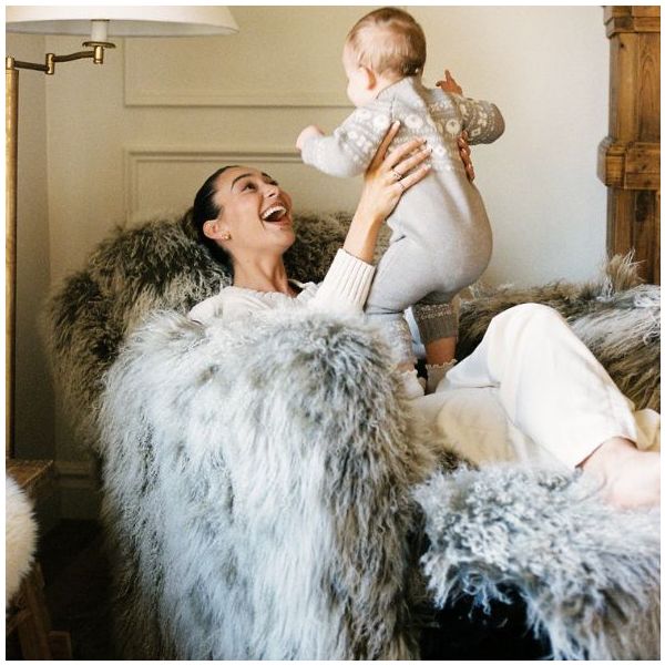Flynn Gliding Swivel Nursery Recliner - Tibetan Fur