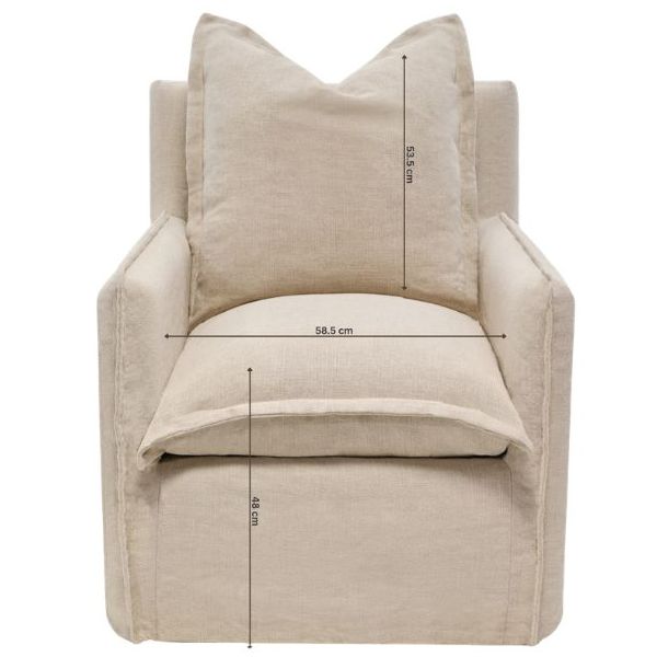 Fauteuil d’allaitement pivotant et berçant Margot - Sable