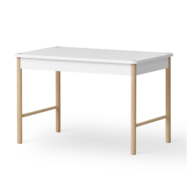 Petite table enfant Camp - Blanc / Chêne