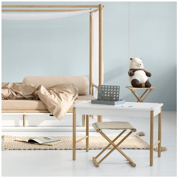 Petit tabouret enfant Camp - Chêne / Naturel