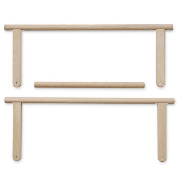 Camp Novel Backrest for Single Bed 120 x 200 cm - Oak