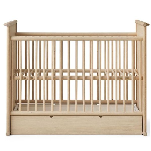 Camp Novel Convertible Cot & Single Bed 60 / 120 x 200 cm - Oak