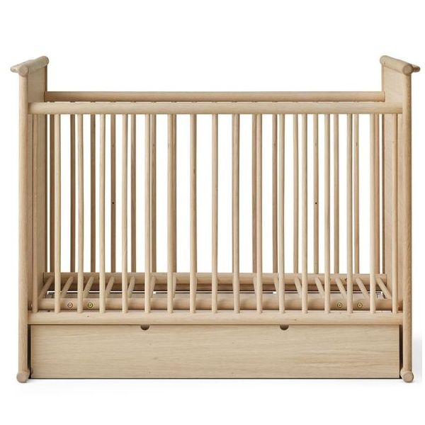 Camp Novel Convertible Cot & Single Bed 60 / 120 x 200 cm - Oak