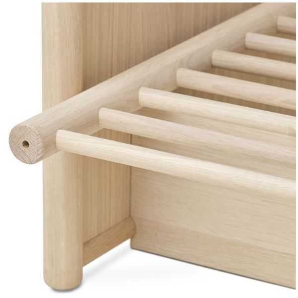 Camp Novel Convertible Cot & Single Bed 60 / 120 x 200 cm - Oak