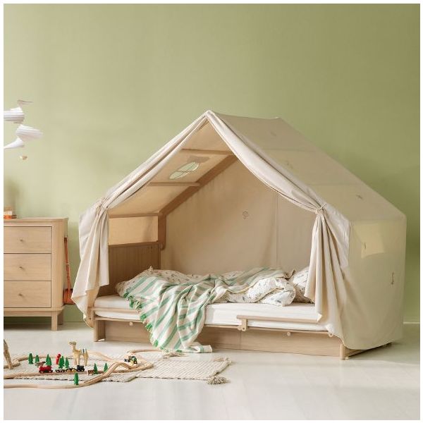 Camp Novel House Roof for Single Bed 120 x 200 cm - Birch / Oak