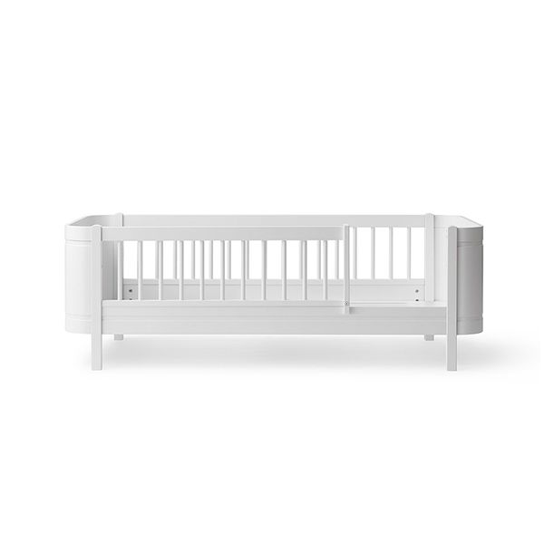 Lit Junior 68 x 162 cm Wood Mini+ - Blanc