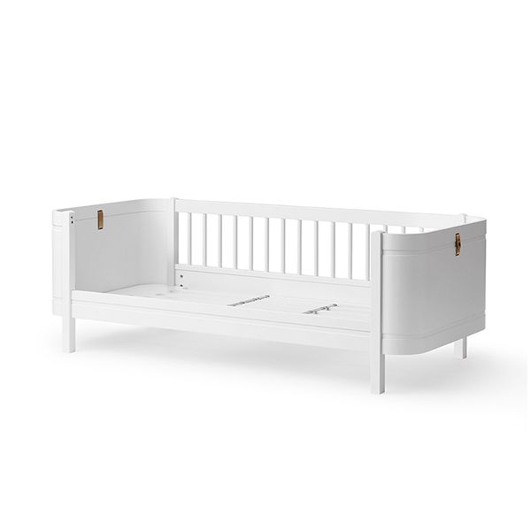 Lit Junior 68 x 162 cm Wood Mini+ - Blanc