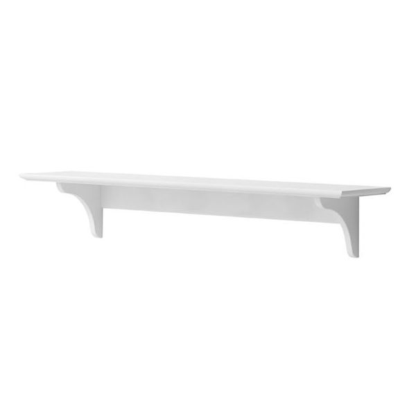 Étagère murale Seaside avec 4 patères - 90 cm