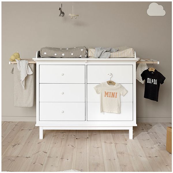 Tringles Rétractables pour commode 6 tiroirs Seaside