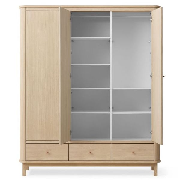 Armoire 3 portes Wood - Chêne