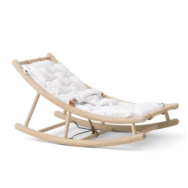Assise transat bébé Wood - Blanc