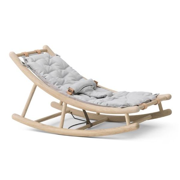 Assise transat bébé Wood - Gris