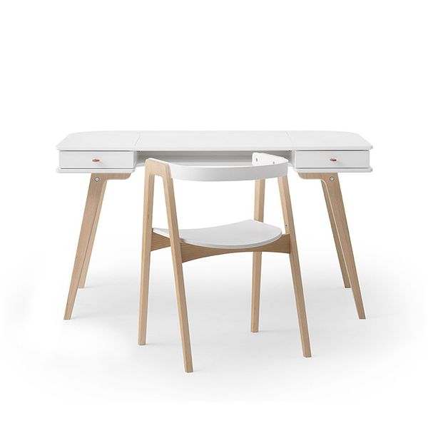 Set Fauteuil + Bureau Wood - H 66 cm - Dès 7 ans