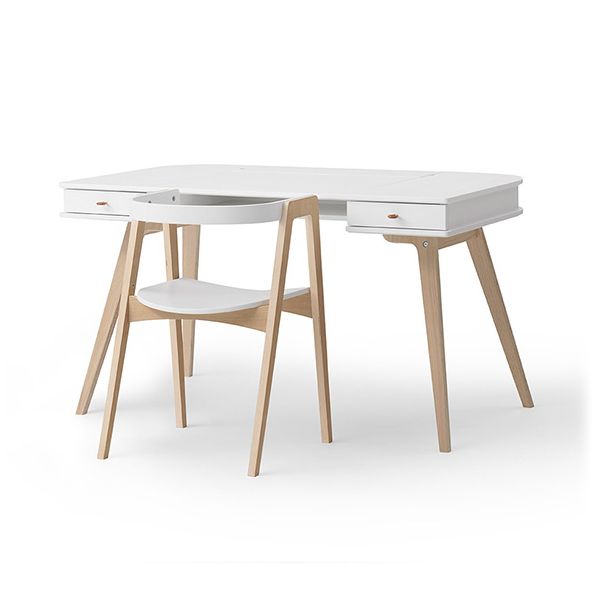 Set Fauteuil + Bureau Wood - H 66 cm - Dès 7 ans