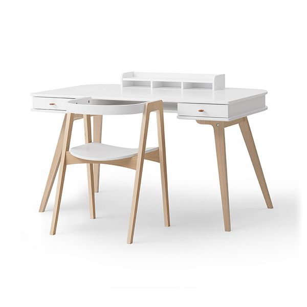 Set Fauteuil + Bureau Wood - H 66 cm - Dès 7 ans