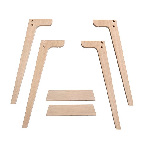 Pieds de bureau Wood - H. 66 cm