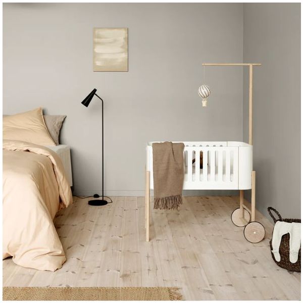 Berceau Cododo Wood - Matelas inclus - Chêne - Expo