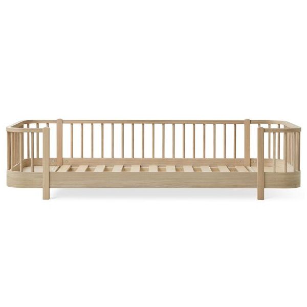 Bodenbett Wood 90 x 200 cm - Eiche