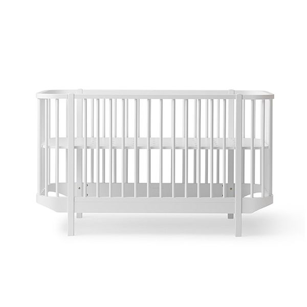 Lit bébé évolutif Wood - Blanc