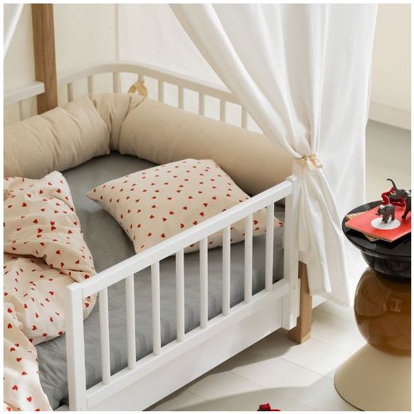 Tente de lit pour lit Cabane Wood - Blanc