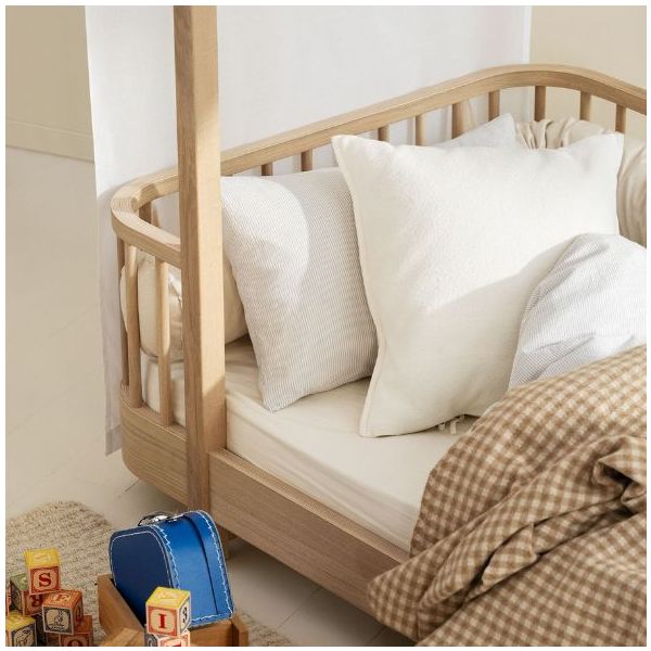 Wood House Bed 90 x 200 cm - Oak