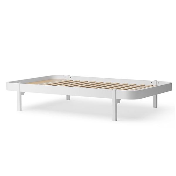 Lit Wood Lounger 120 x 200 - Blanc