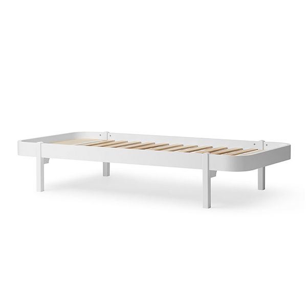 Lit Wood Lounger 90 x 200 - Blanc