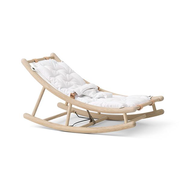 Transat Bébé Evolutif Wood - Chêne / Blanc
