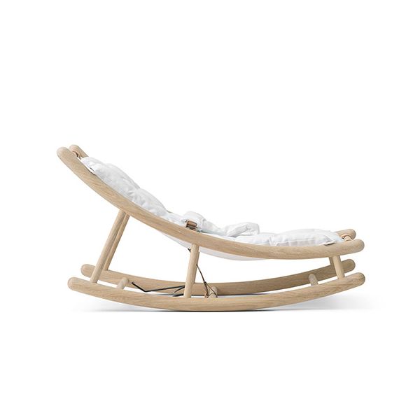 Transat Bébé Evolutif Wood - Chêne / Blanc