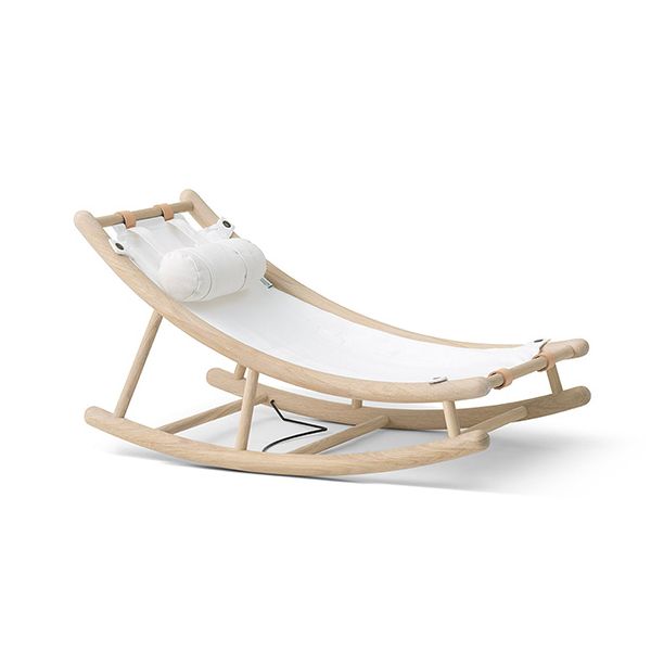 Transat Bébé Evolutif Wood - Chêne / Blanc
