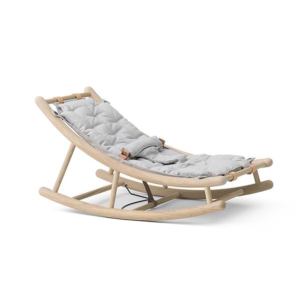 Transat Bébé Evolutif Wood - Chêne / Gris