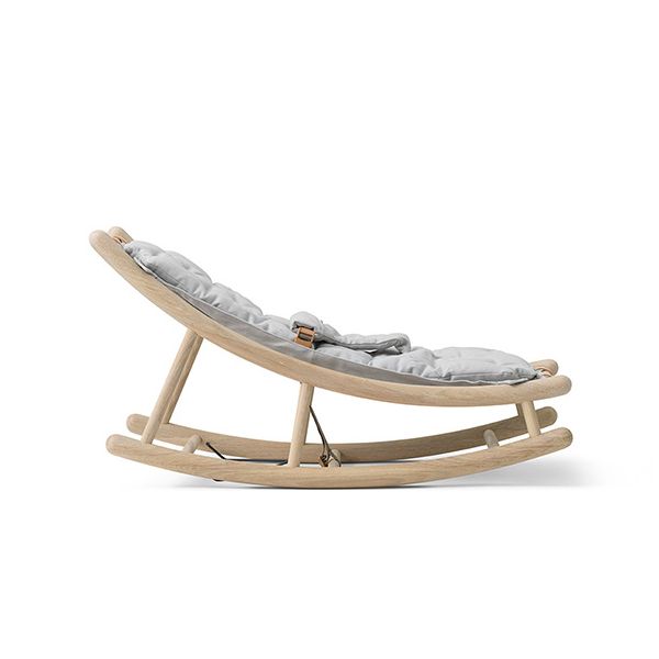 Transat Bébé Evolutif Wood - Chêne / Gris