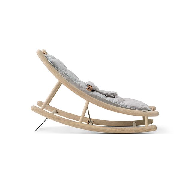 Transat Bébé Evolutif Wood - Chêne / Gris