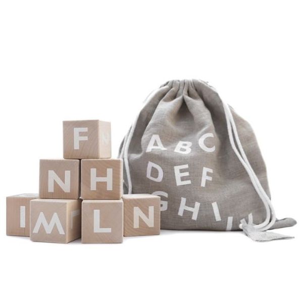 Cubes alphabet - Blanc