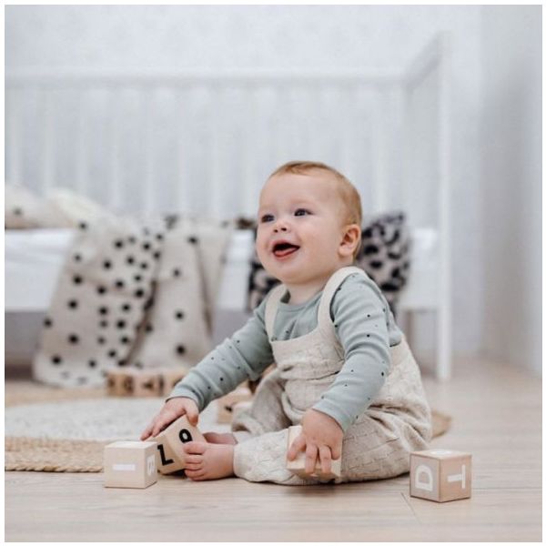 Cubes alphabet - Blanc