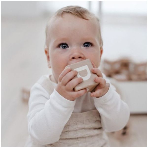 Cubes alphabet - Blanc