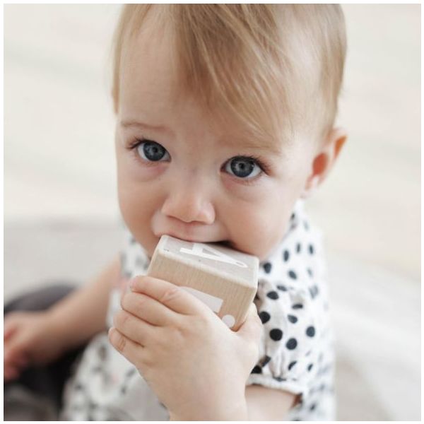 Cubes alphabet - Blanc