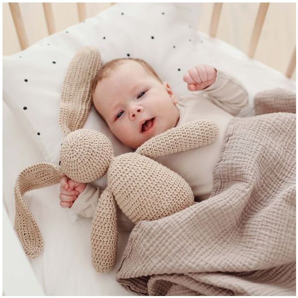 Crochet Bunny Soft Toy - Honey