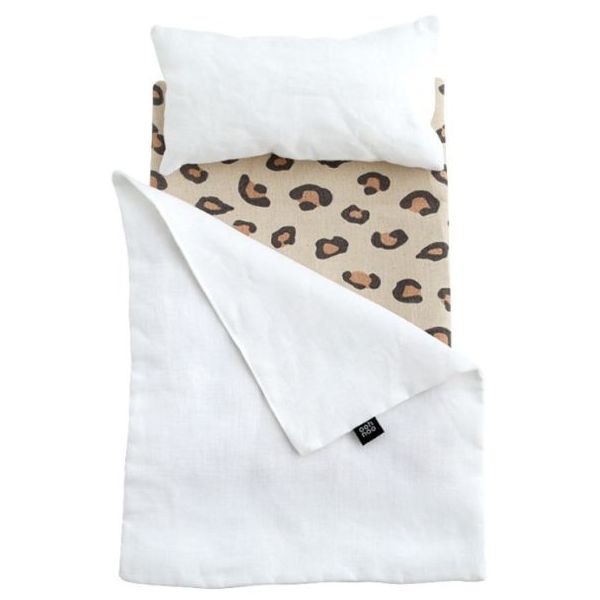 Toy Pram Bedding - Leopard