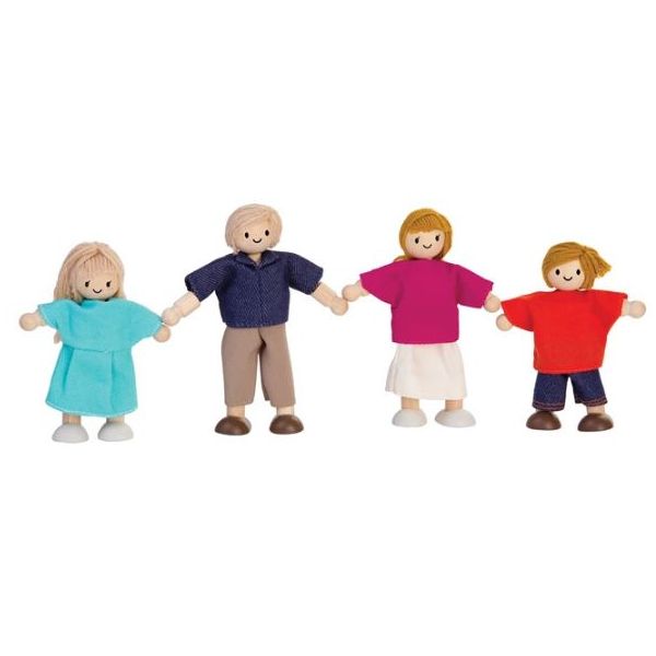 Famille de poupées pour maison de poupée - Multi