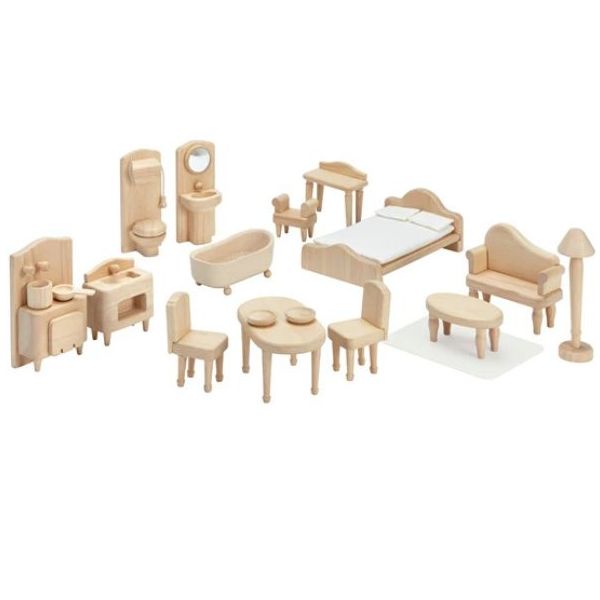 Set de meubles Victoriens pour maison de poupée