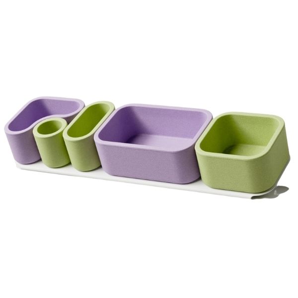 Étagère murale avec bacs de rangement - 88 cm
