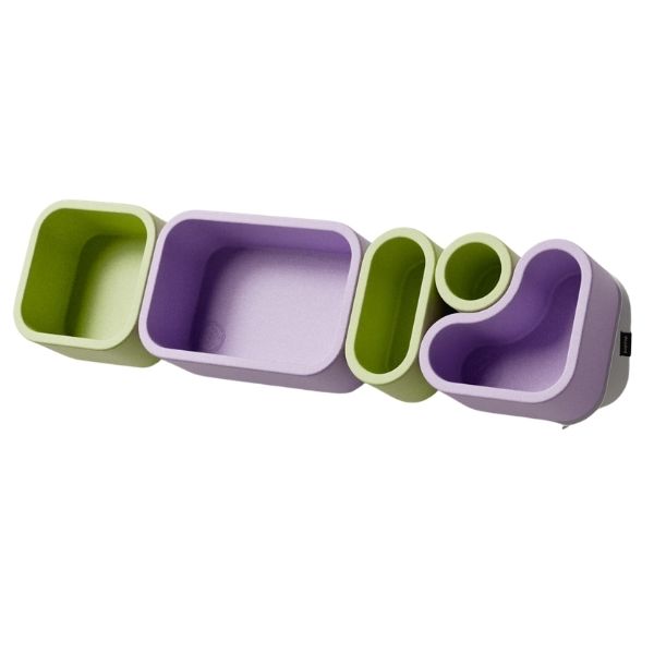 Étagère murale avec bacs de rangement - 88 cm