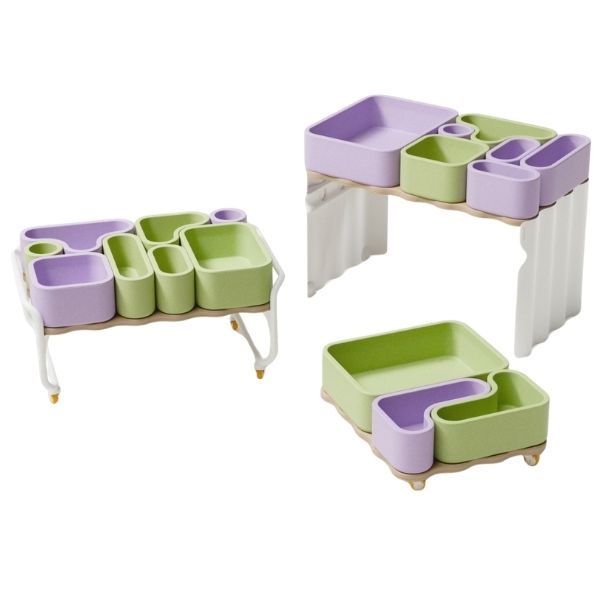 Étagère de rangement sur roulettes