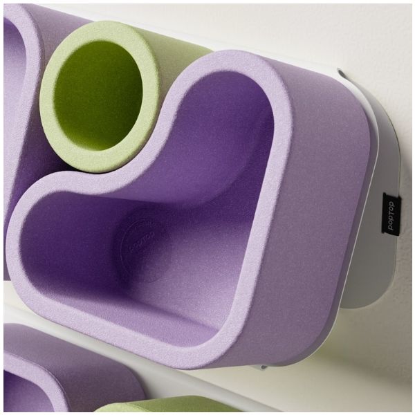 Set de 2 étagères murales avec bacs de rangement - 55 cm