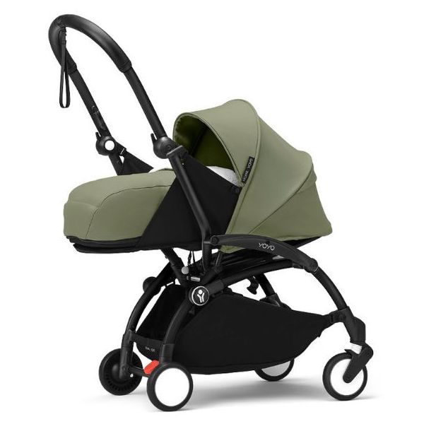 Poussette Nouveau-né 0+ YOYO³ - Olive - Couleur de châssis au choix