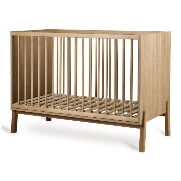 Lit bébé Ashi 60 x 120 cm - Chêne Miel