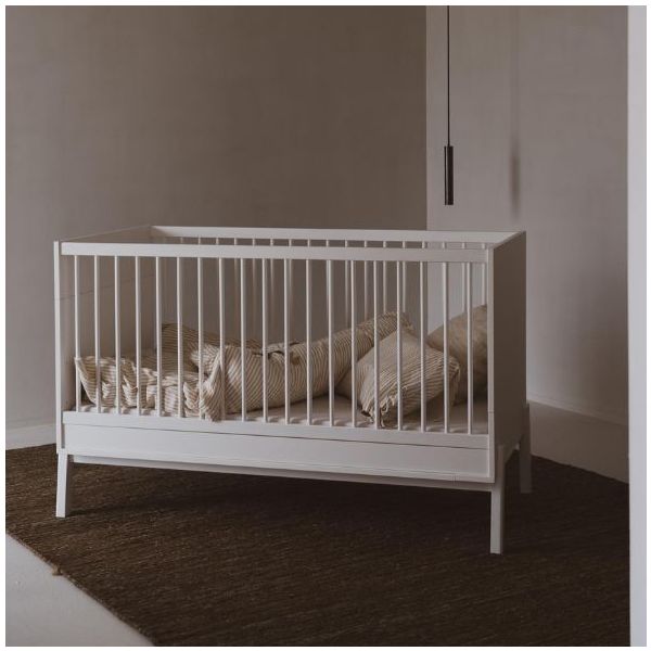 Lit bébé évolutif Ashi 70 x 140 cm - Crème