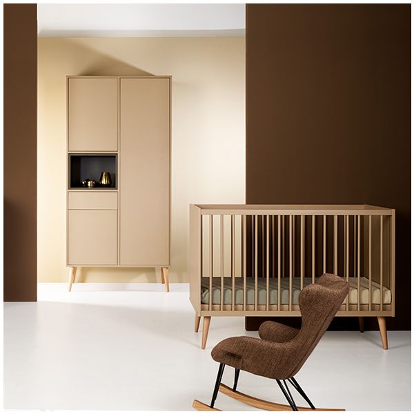 Cocoon Convertible Crib 60x120cm - Latte