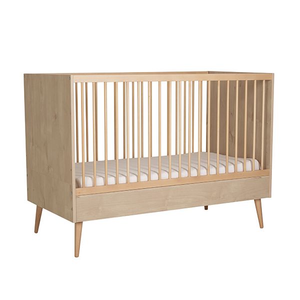 Lit bébé évolutif Cocoon 70 x 140 cm - Chêne